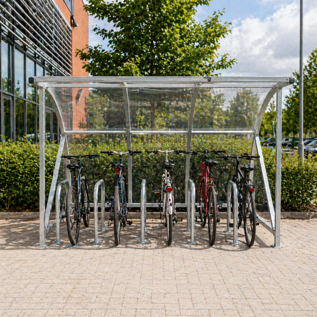 Cycle Shelter 10 Bike Open Front Secure Bike Storage