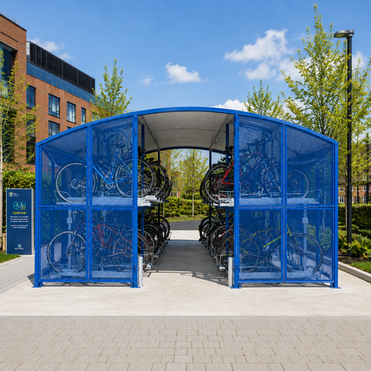 Heavy Duty 180 Bike Two Tier Outdoor Cycle Shelter