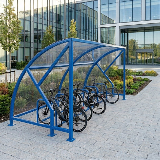 Premium 20 Cycle Bike Shelter – Open Front Steel Cycle Storage with Heavy-Duty Frame