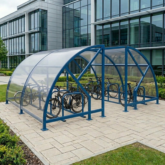 Premium Salisbury 20-Bike Open Compound Shelter